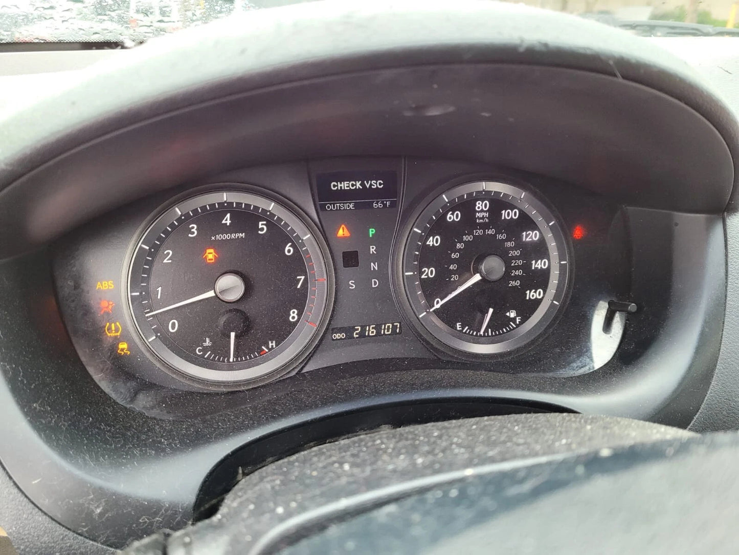 2009 09 LEXUS ES350 3.5 AT SPEEDOMETER INSTRUMENT CLUSTER GAUGES 216K MILES OEM