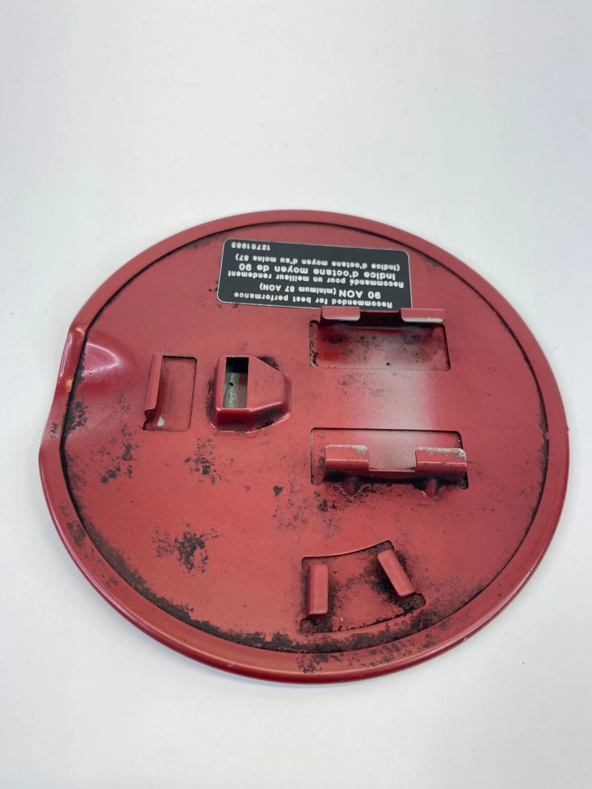 2003-2011 SAAB 9-3 SEDAN FUEL FILLER GAS TANK DOOR LID COVER CHILI RED OEM