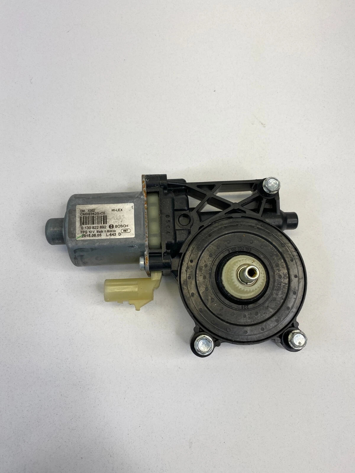 2014-2020 CHEVROLET IMPALA REAR RIGHT PASSENGER SIDE DOOR WINDOW MOTOR CM093420