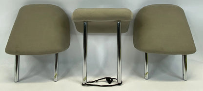 2010-2015 TOYOTA PRIUS REAR 2ND ROW SEAT HEADREST HEAD REST SET OF 3 CLOTH OEM