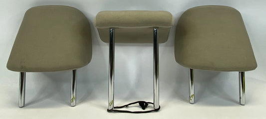 2010-2015 TOYOTA PRIUS REAR 2ND ROW SEAT HEADREST HEAD REST SET OF 3 CLOTH OEM