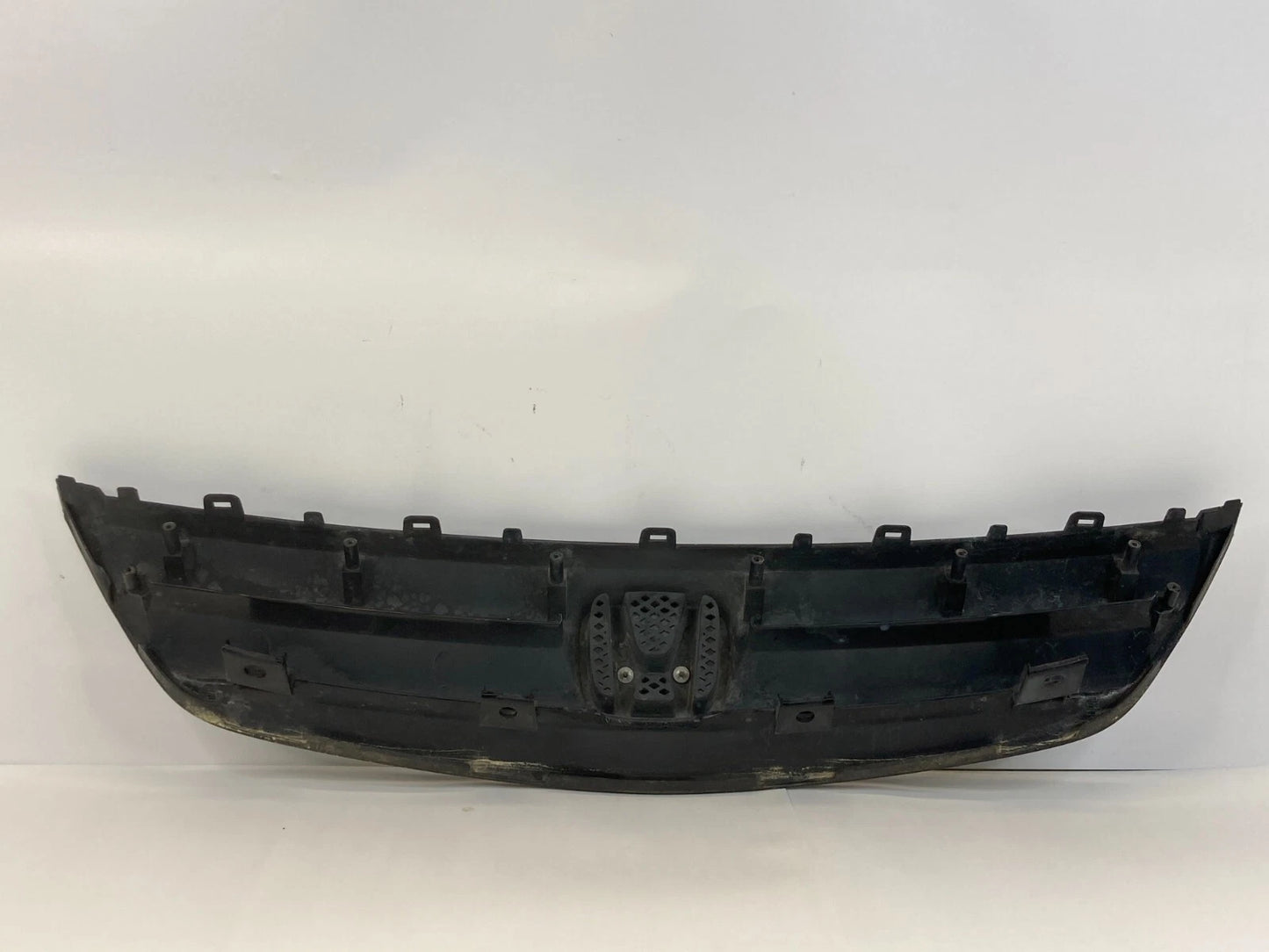 2001-2003 HONDA CIVIC LX FRONT UPPER BUMPER RADIATOR GRILLE BLACK W/ EMBLEM OEM