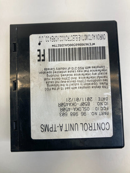 08-11 Chevrolet Aveo5 TPMS Tire Pressure Receiver Control Module 96988603 OEM