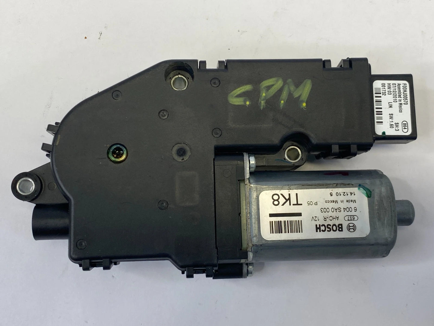 2011-2017 HONDA ODYSSEY SUNROOF MOON ROOF POWER MOTOR ASSEMBLY 6004-SA0-003 OEM