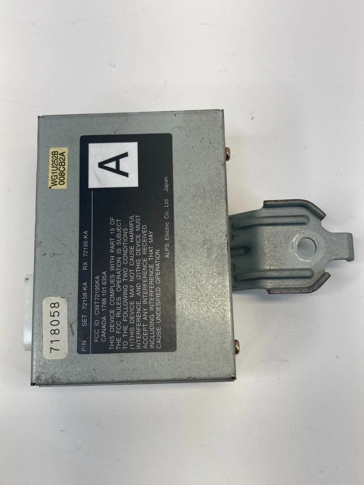 1996-2004 ACURA RL THEFT LOCKING WARNING CONTROL MODULE UNIT 72158-KA / 72195-KA