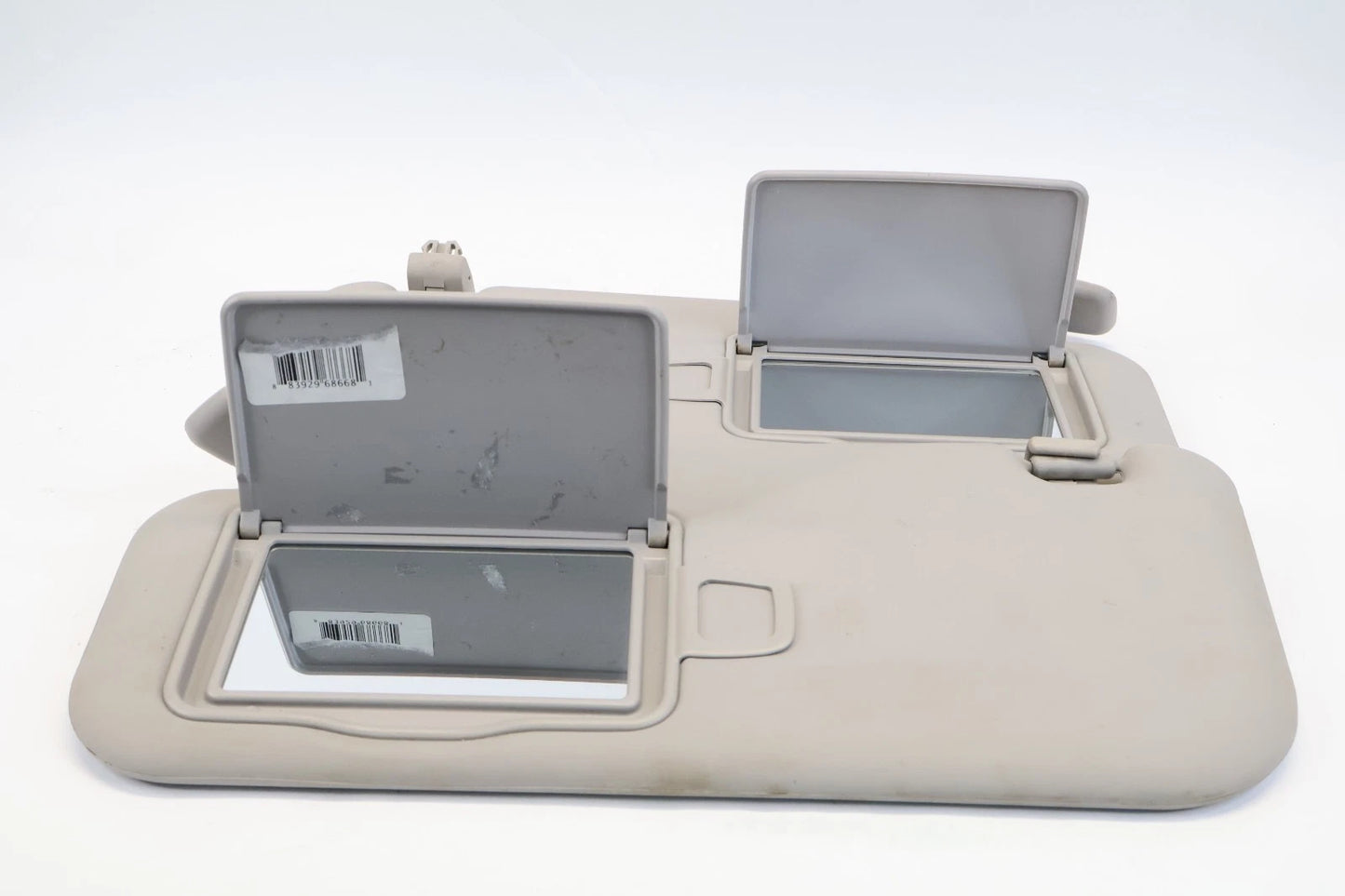 2010-2013 KIA SOUL SUNVISOR LEFT & RIGHT SUN VISORS SET PAIR SHADE GRAY OEM