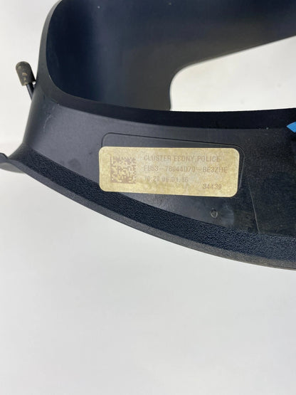 16-19 FORD EXPLORER POLICE INTERCEPTOR DASH CLUSTER BEZEL TRIM FB53-78044D70-BE