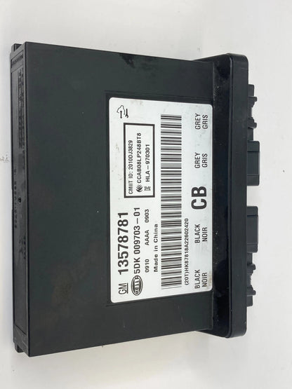 2013 BUICK REGAL THEFT LOCKING KEYLESS ENTRY CONTROL MODULE UNIT 13578781 OEM