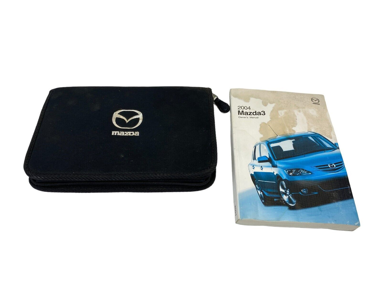 2004 04 Mazda 3 Mazda3 i SEDAN Owners Manual Guide Handbook w/ Book Case OEM