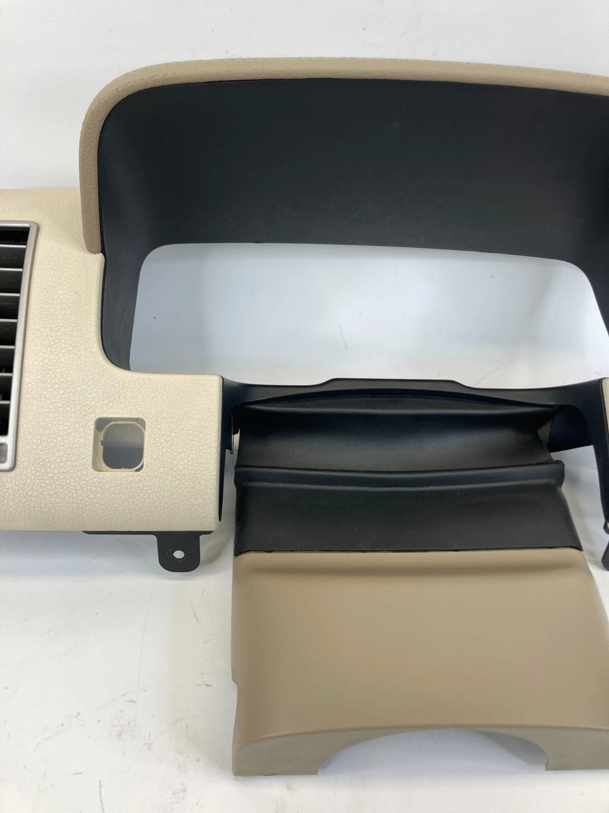 07-10 LINCOLN MKX DASH CLUSTER BEZEL W/ STEERING COLUMN COVER TRIM 7T43-3530-AC