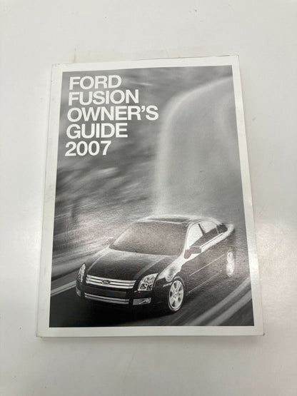 2007 07 Ford Fusion SEL Sedan Owner's Manual Guide & Warranty Guide W/ Case OEM