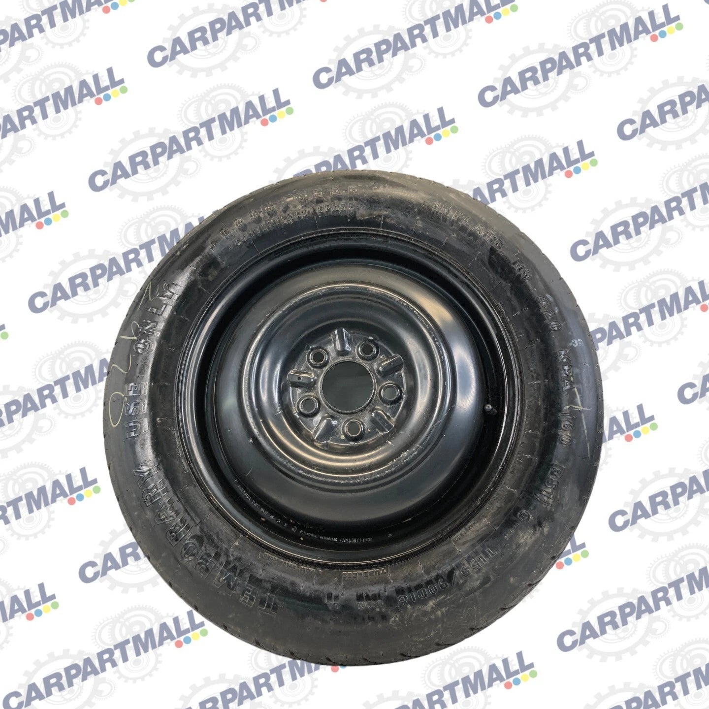 2008-2013 DODGE AVENGER SPARE TIRE RIM WHEEL COMPACT DONUT T155/90/D16 100M OEM