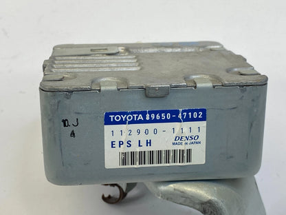 2006-2009 TOYOTA PRIUS POWER STEERING CONTROL MODULE COMPUTER OEM 89650-47102