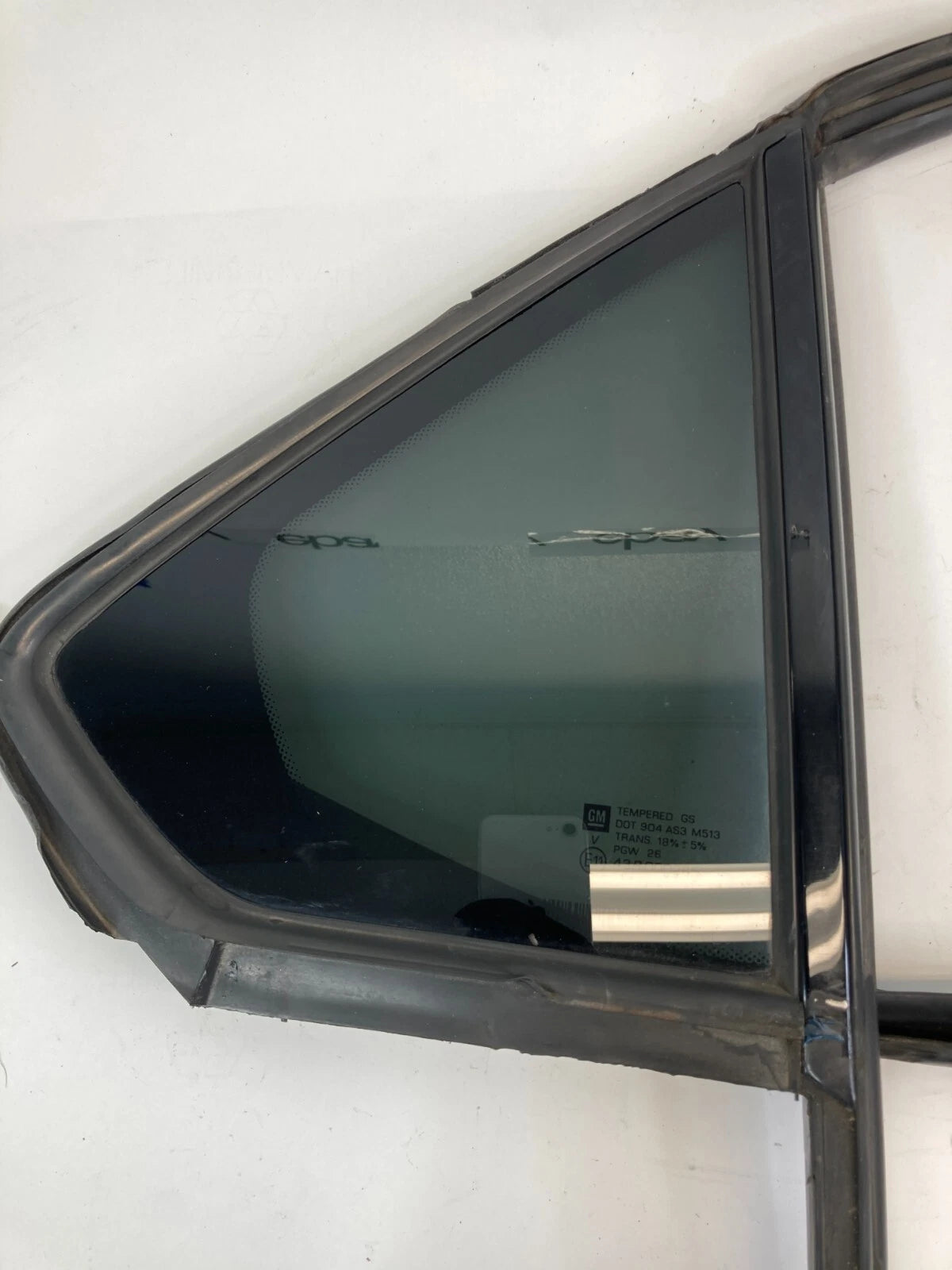 2010-2017 CHEVROLET EQUINOX REAR RIGHT SIDE WINDOW AND WEATHERSTRIP 43R-000265