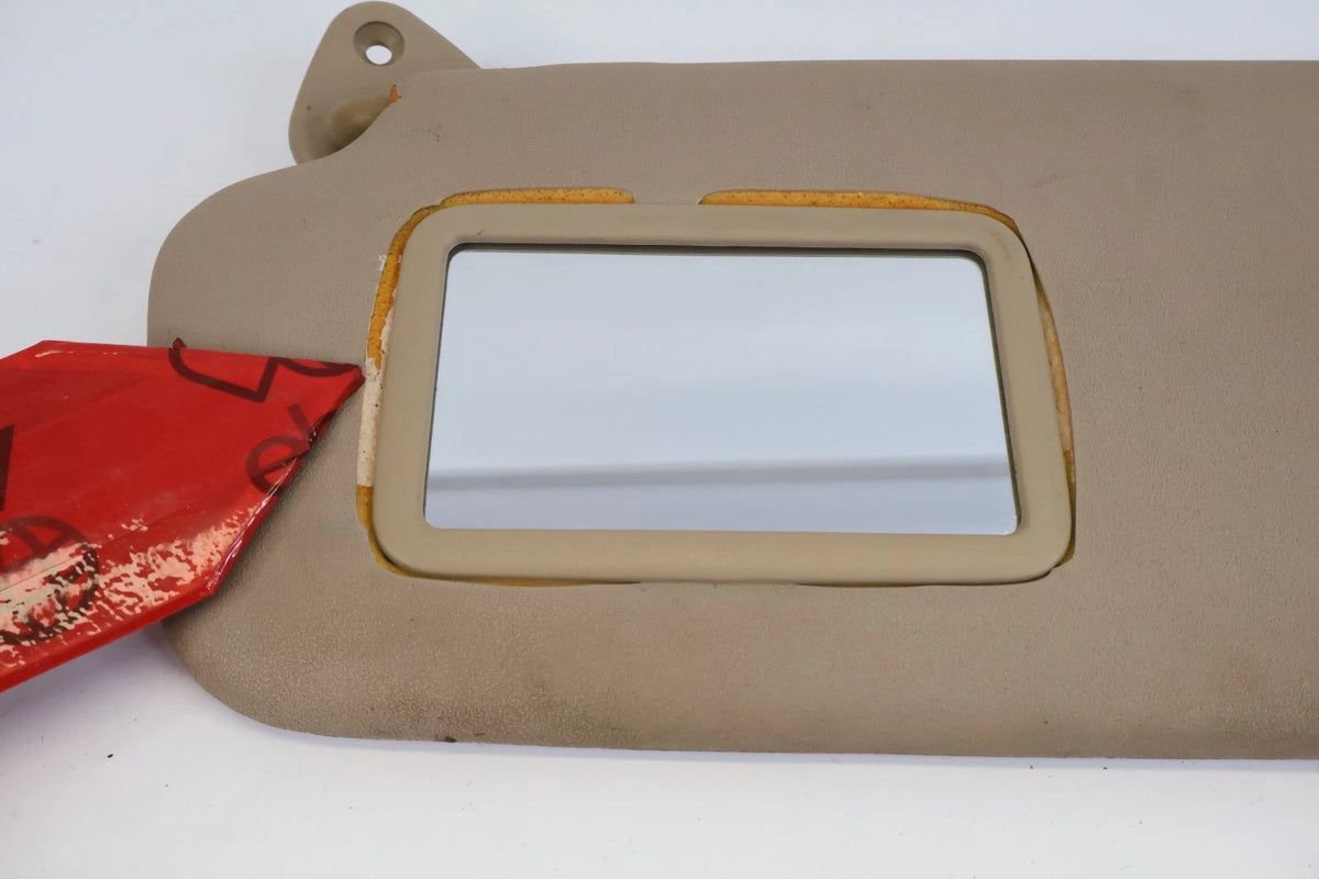 2006-2011 KIA RIO RIO5 SUN VISOR PAIR LEFT DRIVER RIGHT PASSENGER BEIGE OEM