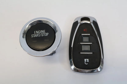 2016-2019 CHEVY CRUZE ENGINE START IGNITION SWITCH BUTTON W KEYFOB 13409819 OEM