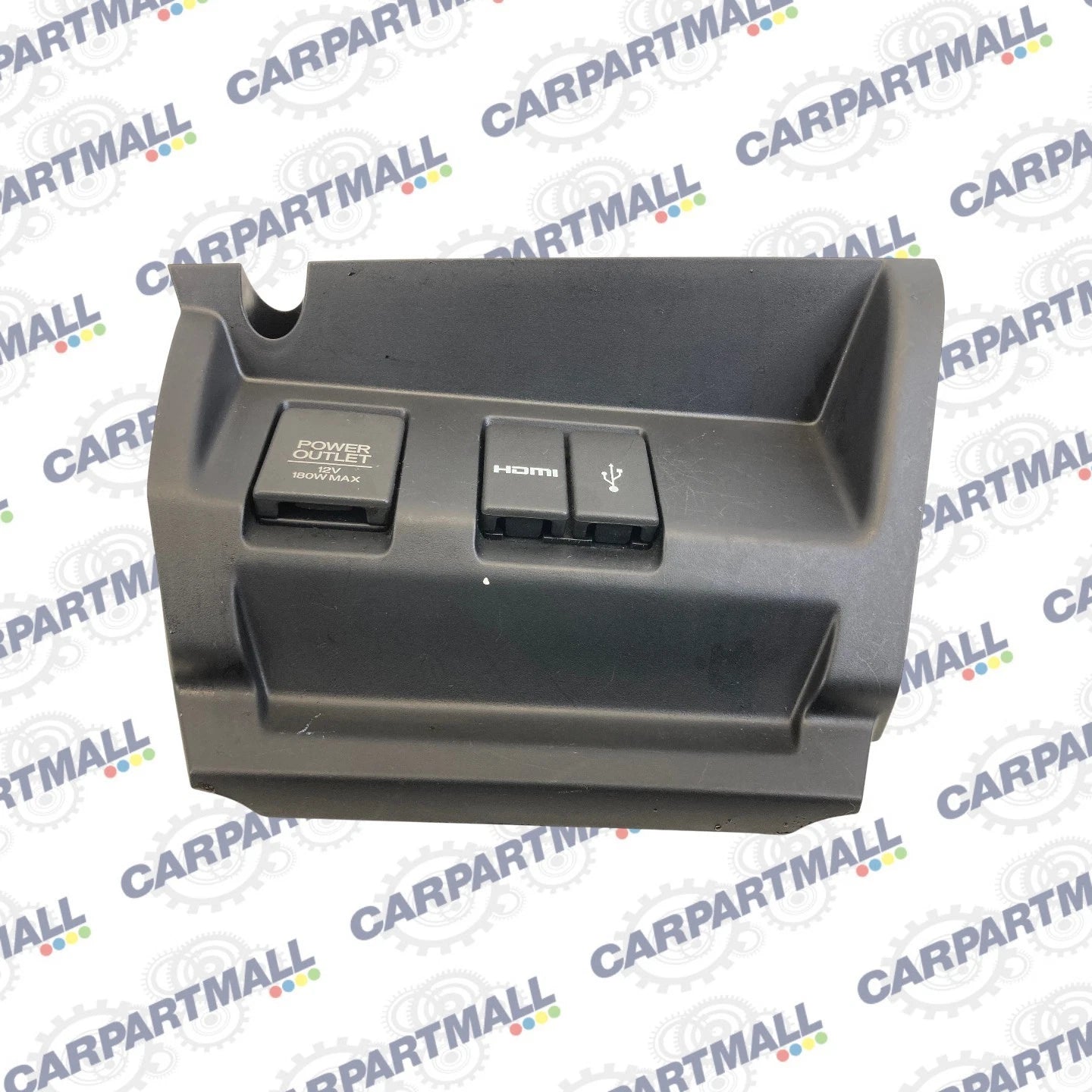 2015-2020 HONDA FIT DASH LOWER POWER OUTLET HDMI USB INPUT W/ BEZEL TRIM OEM