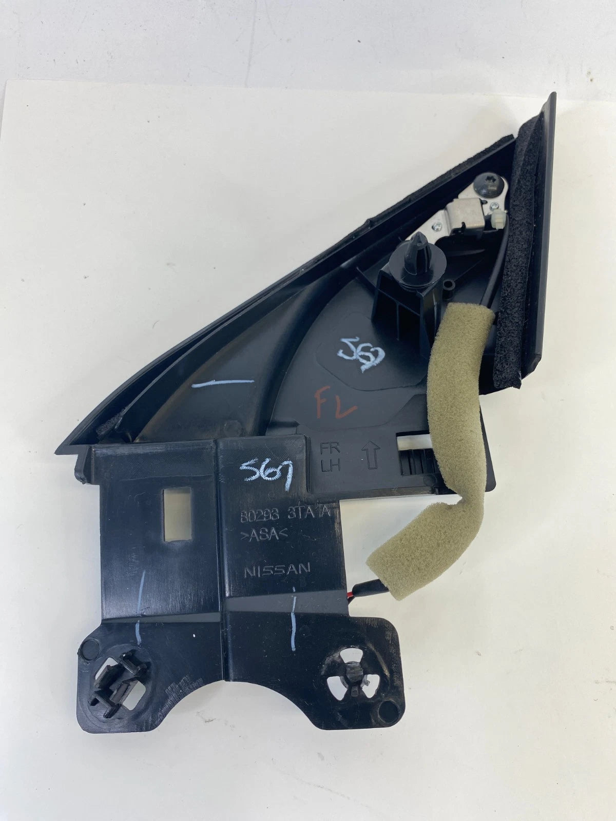 2013-2018 Nissan Altima Front Left Inner Door Corner Mirror Cover 80293-3TA1A