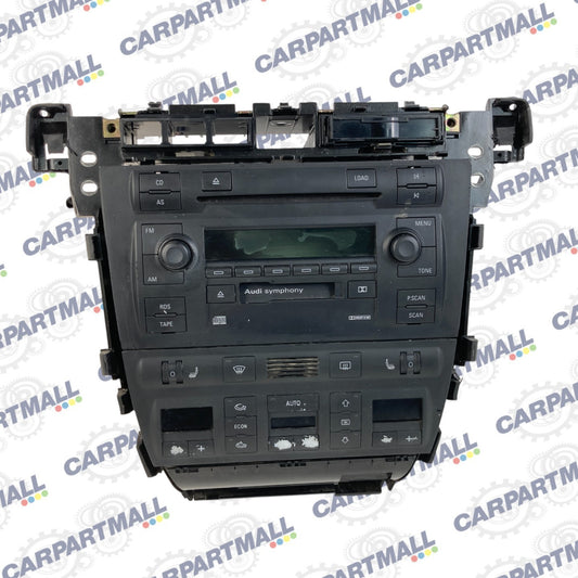 98 99 00 01 02 03 Audi A6 Quattro Radio & Climate Control Faceplate Panel OEM