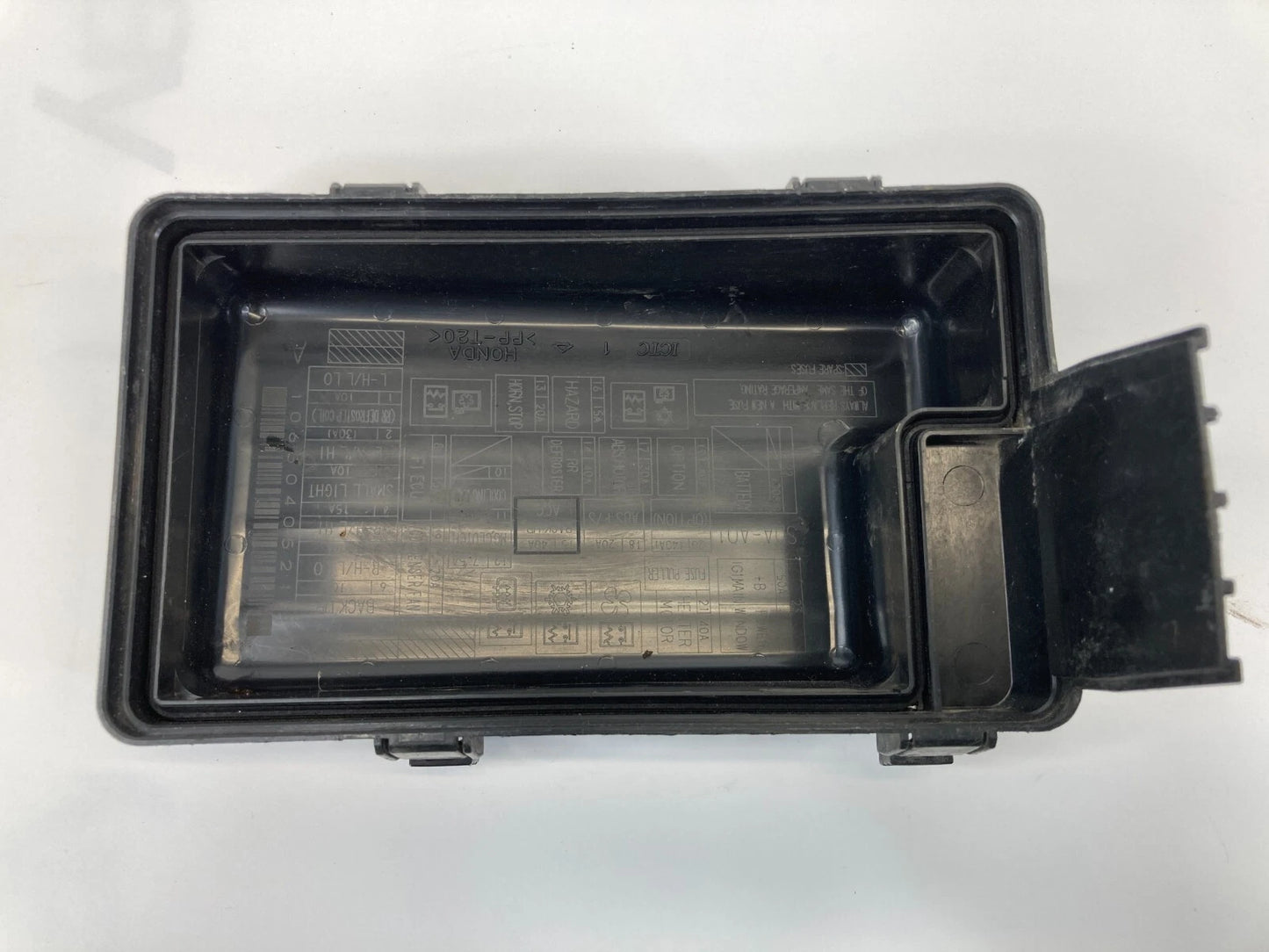 2003-2007 HONDA ACCORD 2.4L L4 UPPER FUSE BOX RELAY COVER CAP TRIM PANEL OEM