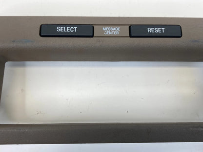 1998-2002 LINCOLN TOWN CAR CLIMATE CONTROL A/C HEATER BEZEL TRIM OEM