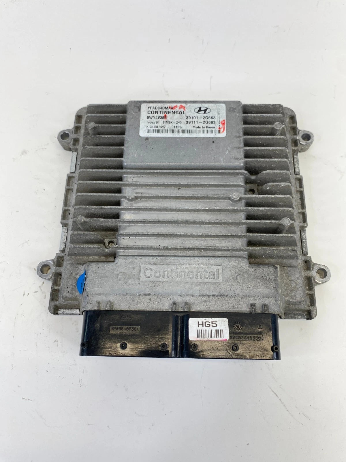 2013 2014 Hyundai Sonata 2.4L AT Engine Computer Control Module ECU 39111-2G663