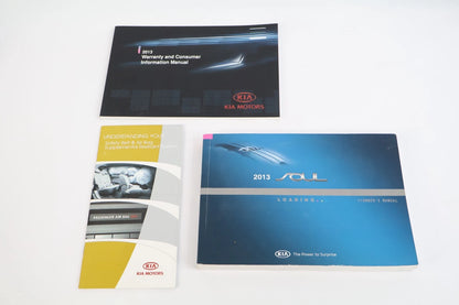 2013 13 KIA SOUL OWNER'S OWNERS MANUAL WARRANTY GUIDE BOOK SET OEM