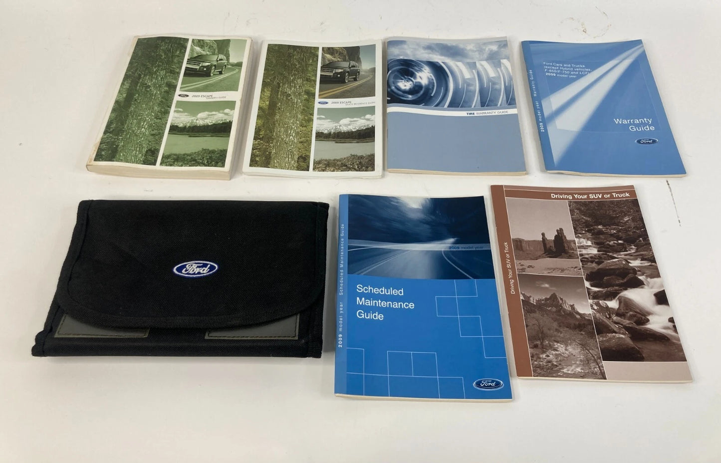 2009 FORD ESCAPE OWNER'S MANUAL GUIDE BOOK INFORMATION W/ CASE OEM