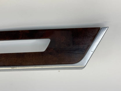 05-11 AUDI A6 QUATTRO FRONT LEFT DRIVER SIDE DOOR TRIM MOLDING WOOD 4F0-867-409