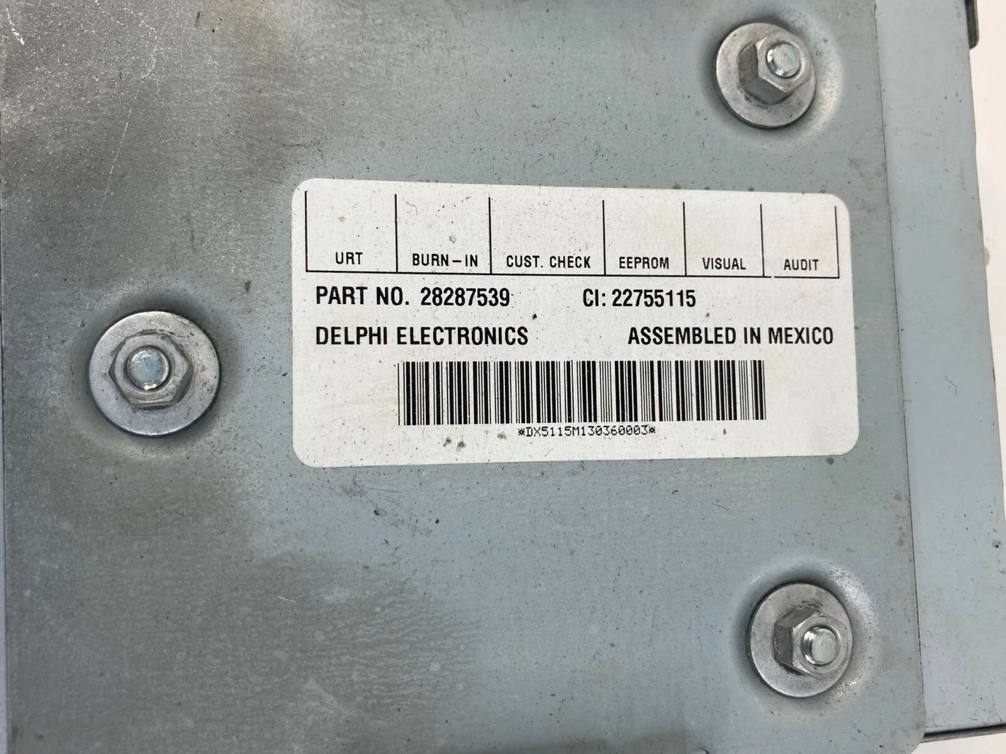 12-15 CHEVROLET CAPTIVA SPORT RADIO ANTENNA SATELLITE CONTROL MODULE 20940528