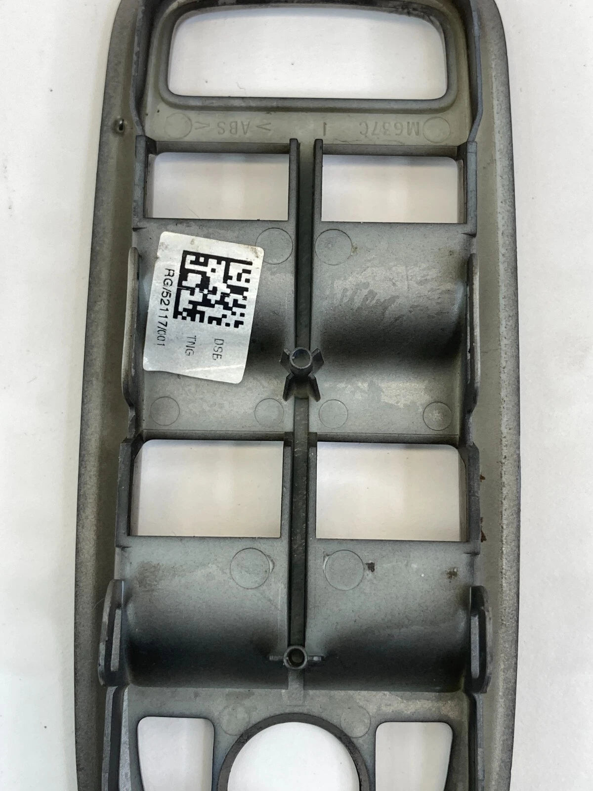 2009-2011 JAGUAR XF FRONT LEFT MASTER WINDOW SWITCH BEZEL TRIM COVER SILVER OEM
