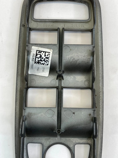 2009-2011 JAGUAR XF FRONT LEFT MASTER WINDOW SWITCH BEZEL TRIM COVER SILVER OEM