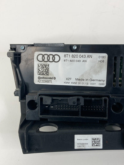 2009-2012 Audi A4 Quattro HVAC Heater Temperature Climate Control 8T1-820-043-AN