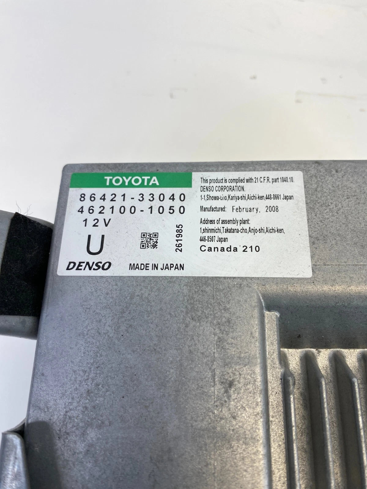 2008 2009 LEXUS GS350 GPS NAVIGATION CONTROL MODULE 86421-33040 OEM