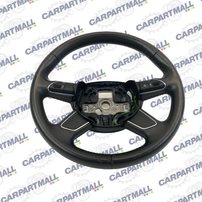 13-16 AUDI A4 A4 QUATTRO STEERING WHEEL W/ AUDIO SWITCH 4 SPOKE 4L0419091AC OEM