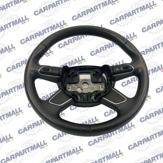 13-16 AUDI A4 A4 QUATTRO STEERING WHEEL W/ AUDIO SWITCH 4 SPOKE 4L0419091AC OEM