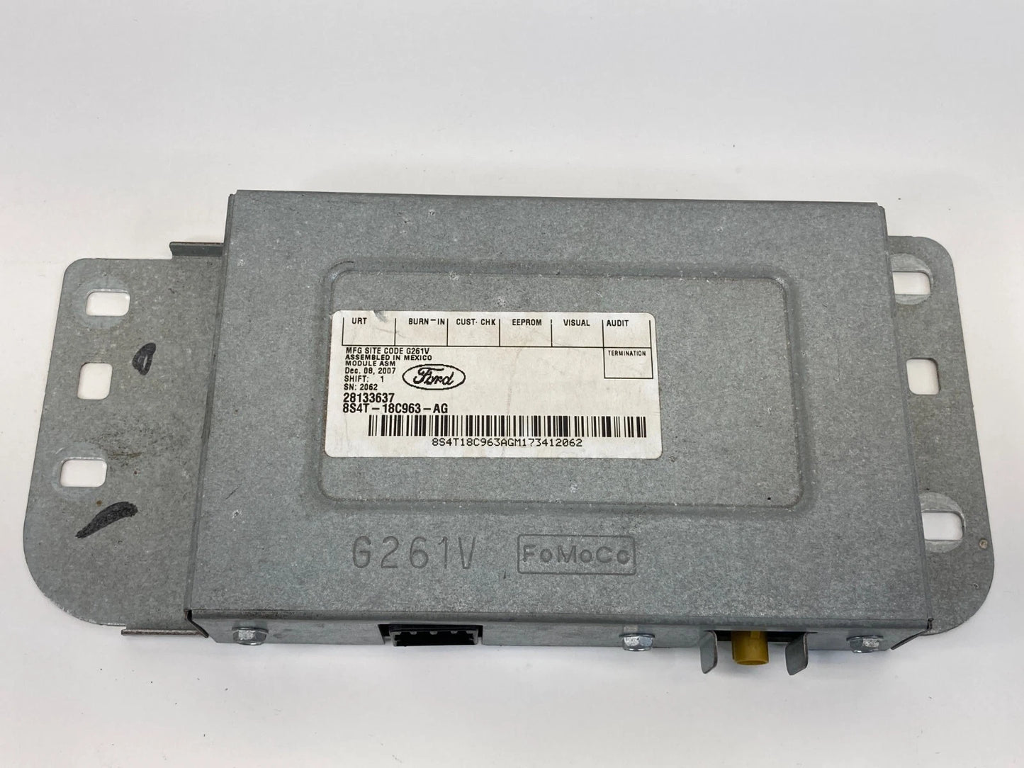 2008 2009 FORD ESCAPE SIRIUS SATELLITE RADIO AUDIO CONTROL MODULE 8S4T-18C963-AG