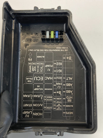 2013 2014 Hyundai Accent 1.6L AT Engine Fuse Relay Box Junction Block 912201R525