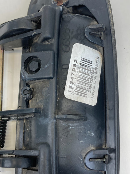 02-09 Chevrolet Trailblazer Rear Left Side Exterior Outer Door Handle 15247982
