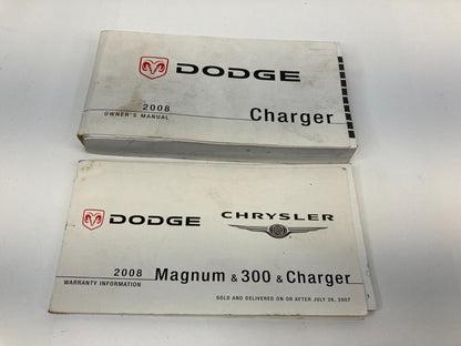 2008 Dodge Charger 08 Chrysler Owner's Manual Book & Warranty Information Guide