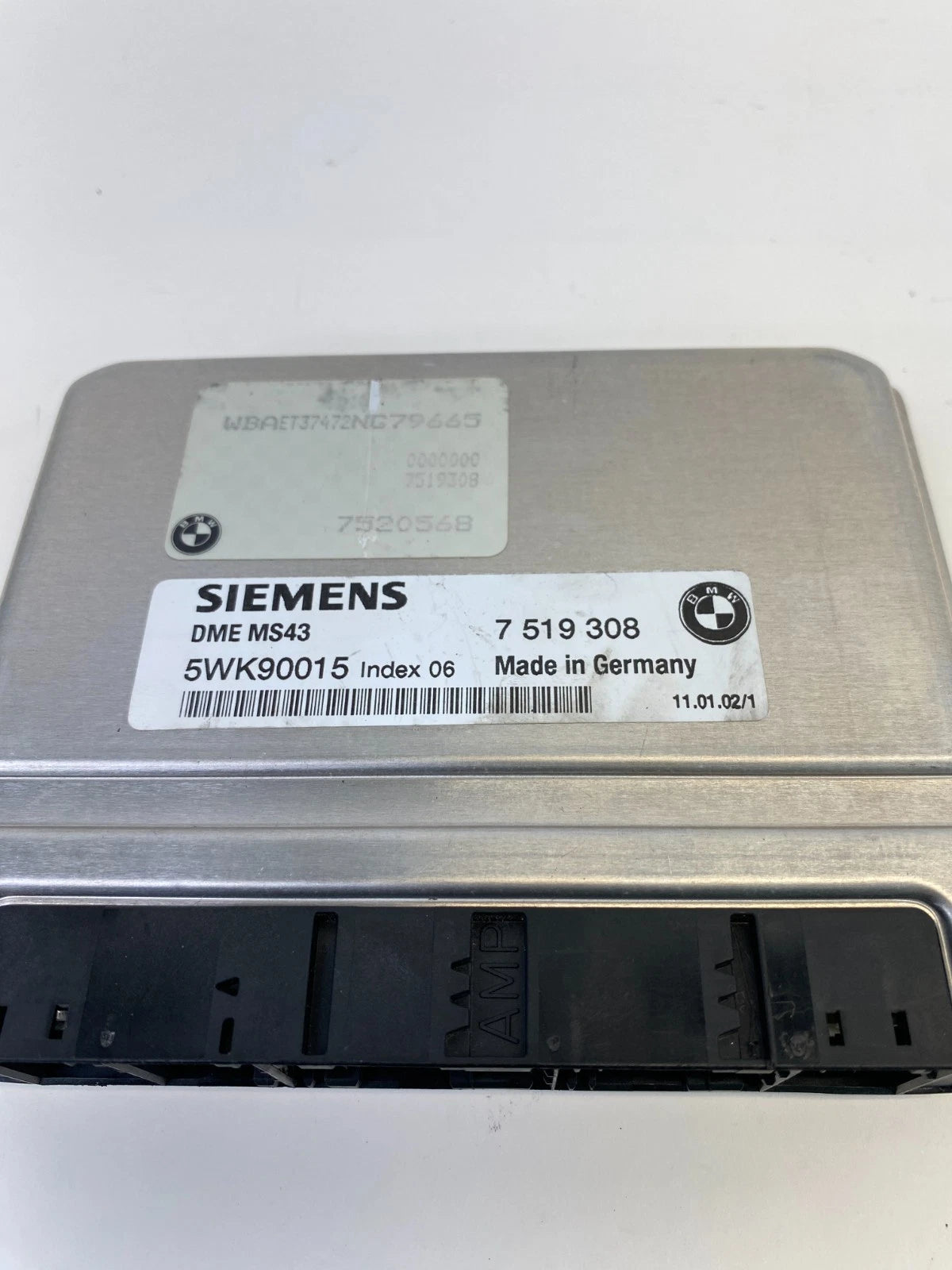 2001-2003 BMW 325I 2.5L A/T ENGINE COMPUTER CONTROL MODULE ECM ECU 7-519-308 OEM