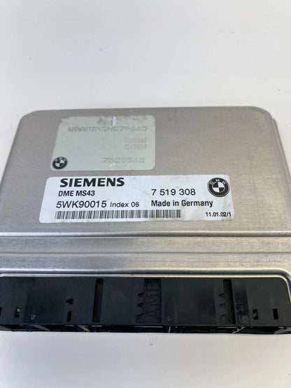 2001-2003 BMW 325I 2.5L A/T ENGINE COMPUTER CONTROL MODULE ECM ECU 7-519-308 OEM