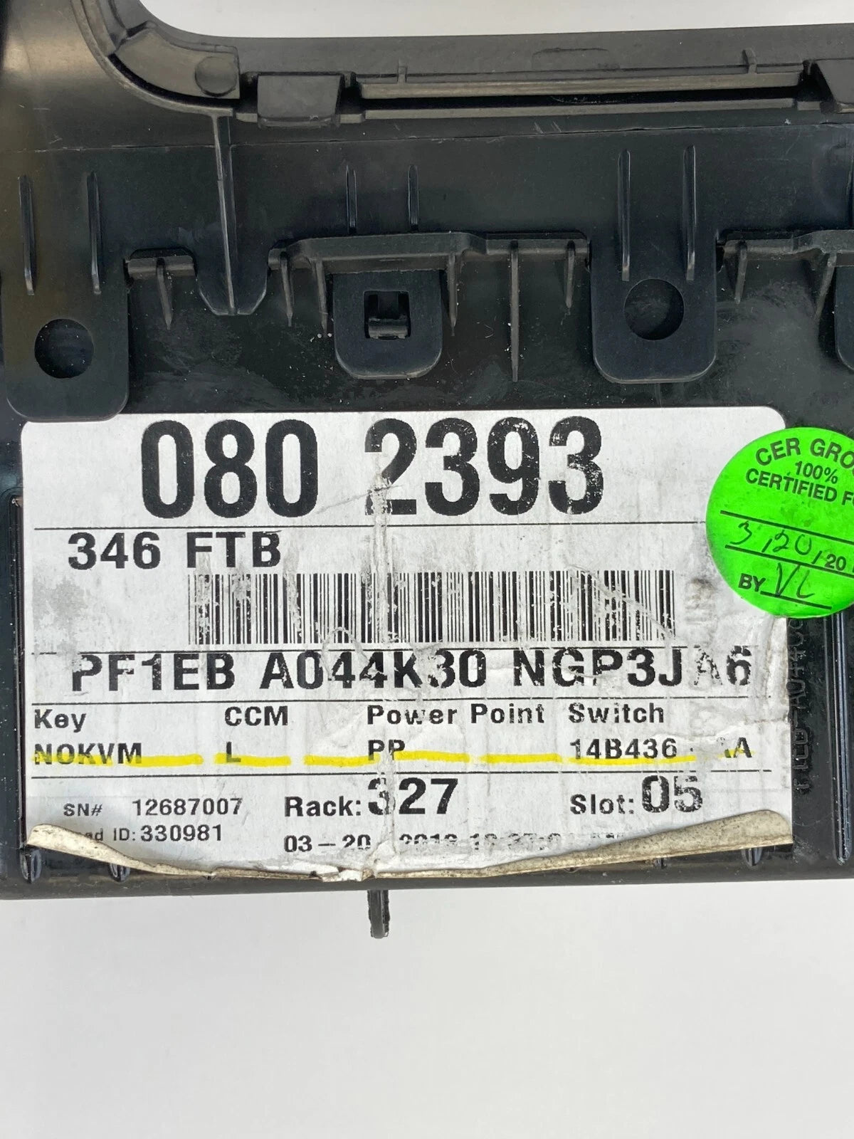 2015-2018 FORD FOCUS CENTER CONSOLE SHIFT SHIFTER BEZEL TRIM PANEL PF1EB-A044K30