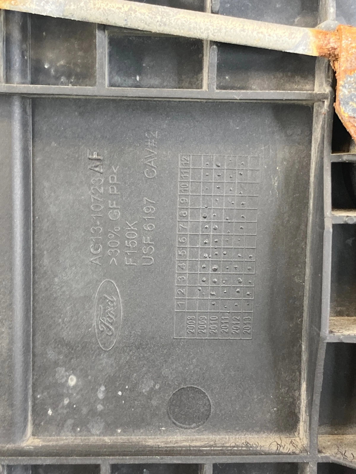 2011-2019 FORD EXPLORER 13-19 POLICE INTERCEPTOR UTILITY BATTERY TRAY HOLDER