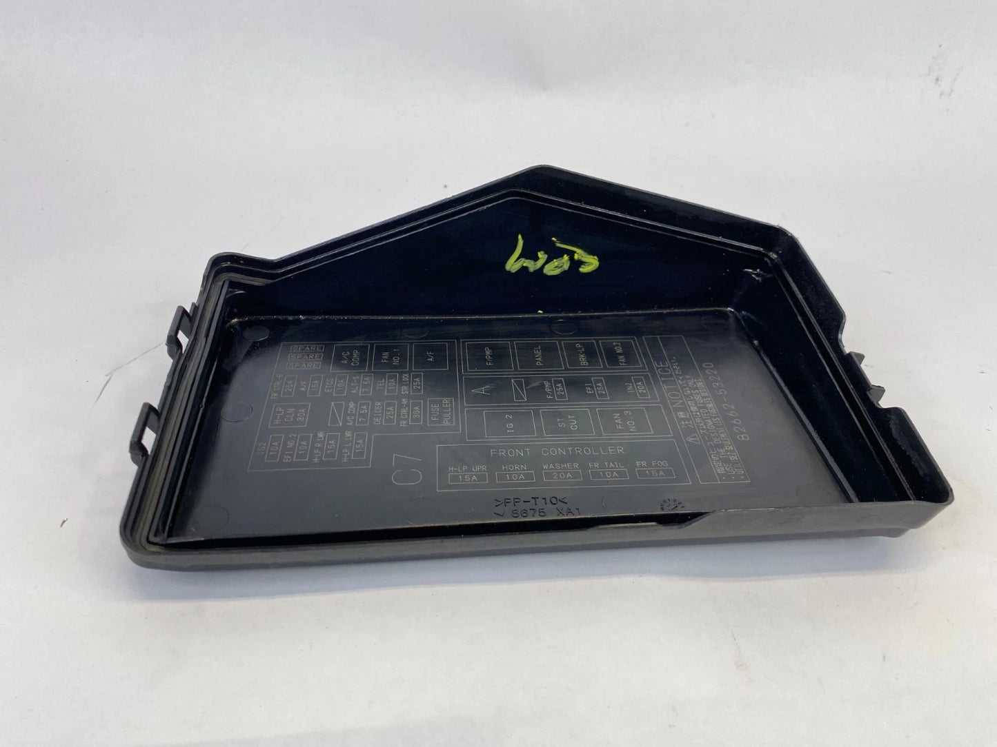 06-15 LEXUS IS250 IS350 AT UNDER HOOD RELAY FUSE BOX COVER TOP 82662-53220 OEM