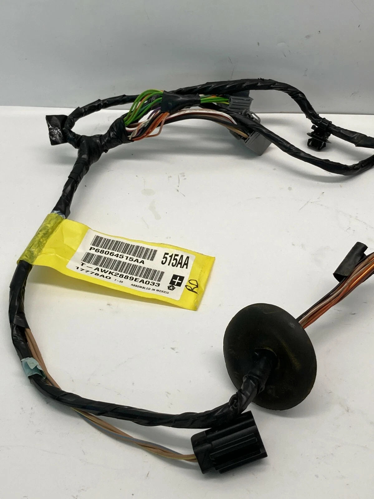 2010 10 DODGE GRAND CARAVAN REAR LEFT SLIDING DOOR WIRING HARNESS 68064515AA OEM