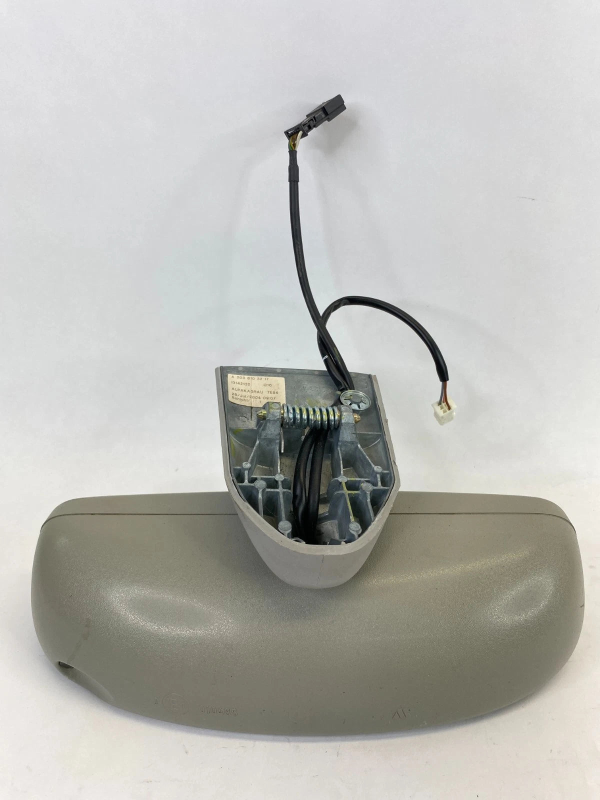 01-05 MERCEDES-BENZ C240 C320 INTERIOR REAR VIEW MIRROR GRAY OEM A2038103217