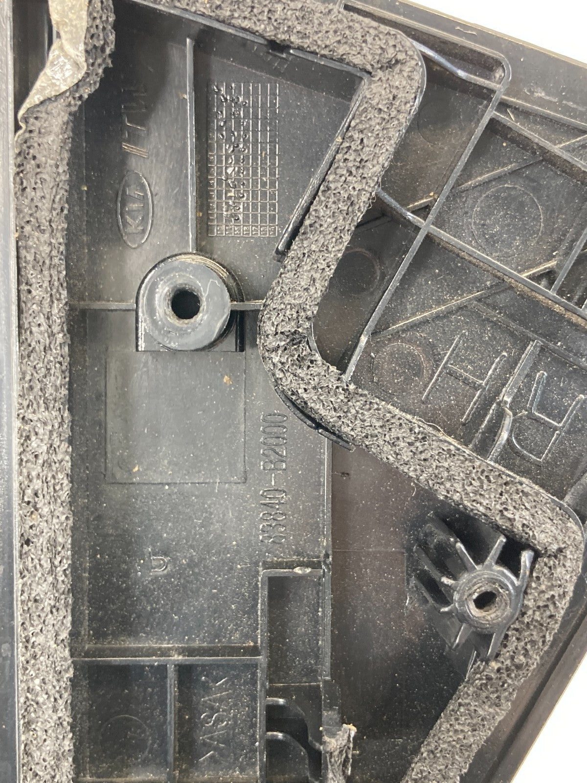 14-19 Kia Soul Rear Right Passenger Door Outside Delta Molding 83840-B2000 OEM