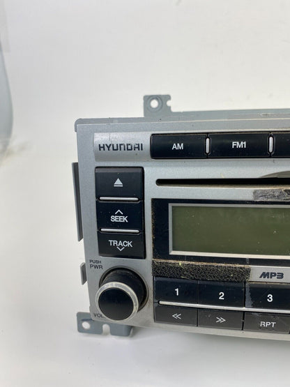 07 08 09 Hyundai Santa Fe AM FM Audio Radio Raceiver Player C0196100-0W002 OEM