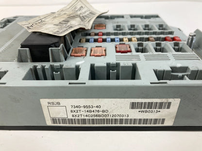 2009-2011 JAGUAR XF 4.2L BODY CONTROL MODULE REAR FUSE BOX 8X2T-14B476-BD OEM